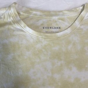 Everlane Yellow Tye Dye Tee